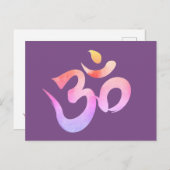 OM, Waterlolor OMansichtkaart Briefkaart (Voorkant / Achterkant)