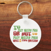 Om waterpoo af te spelen sleutelhanger (Voorkant)