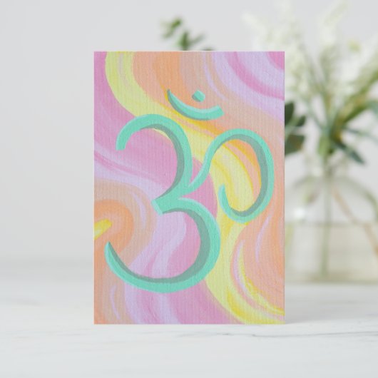 OM-Wenskaarten Bedankkaart (Staand voorkant)