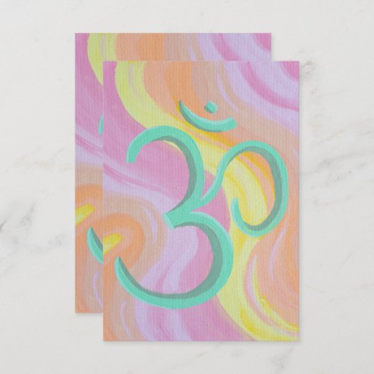 OM-Wenskaarten Bedankkaart (Voorkant / Achterkant)