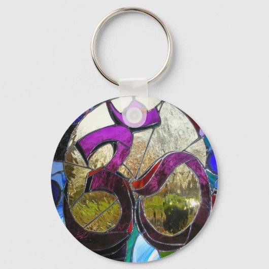 Om Wheel Sleutelhanger (Voorkant)