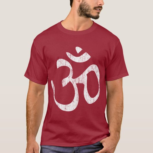 Om White T-shirt (Voorkant)