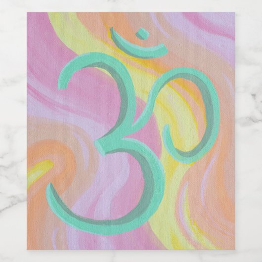 OM Wijnetiket Wijn Etiket (Enkel label)