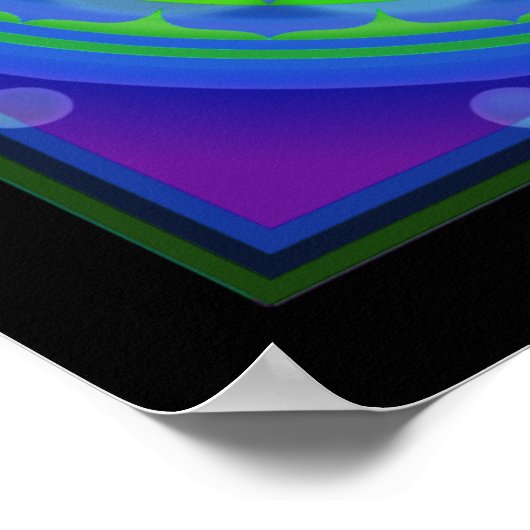 OM Yantra Mandala Poster (Hoek)