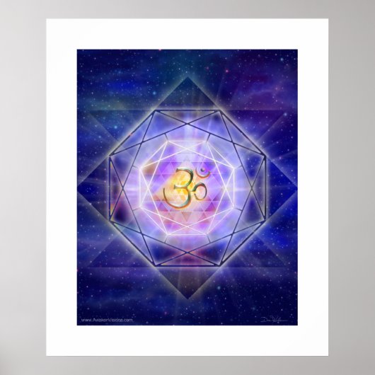 Om Yantra Poster (Voorkant)