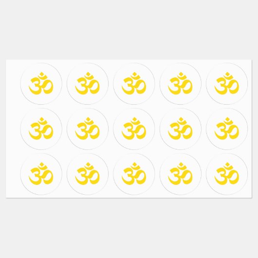 Om Yellow Stickers (Vel)