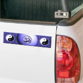 Om Yin Yang - Blue Bumpersticker (Op Truck)