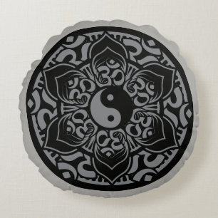 Om yin yang meditatie kussen