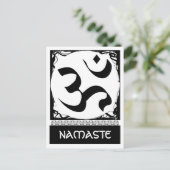 Om Yoga Briefkaart (Staand voorkant)