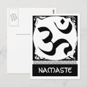 Om Yoga Briefkaart (Voorkant / Achterkant)
