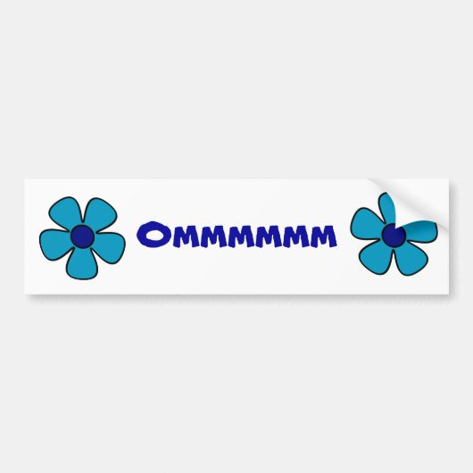 Om Yoga Bumpersticker (Voorkant)