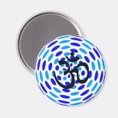 Om Yoga - Koelkast Magneten (Voorkant / Achterkant)