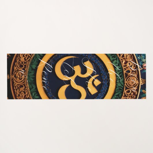OM Yoga Mat (Achterkant (horizontaal))