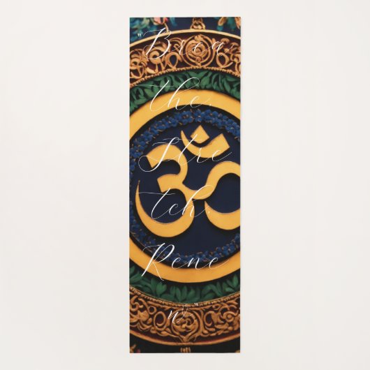 OM Yoga Mat (Achterkant)