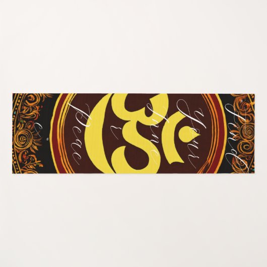 OM Yoga Mat (Voorkant (horizontaal))