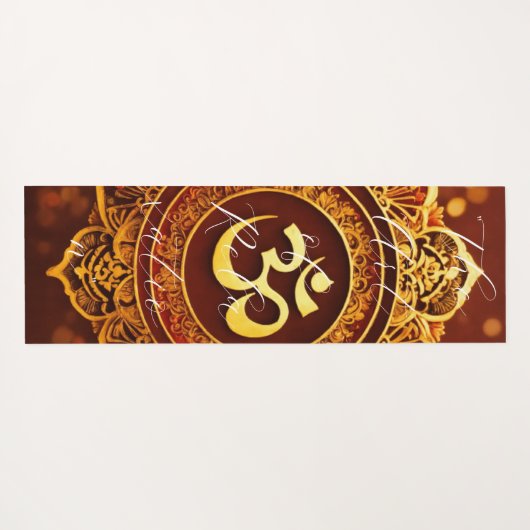 OM Yoga Mat (Achterkant (horizontaal))