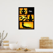Om Yoga Meditation Poster (Keuken)