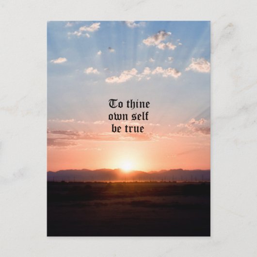 Om zelf te denken briefkaart (Voorkant)