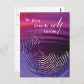 Om zelf te denken waar de wervelkolom is briefkaart (Voorkant / Achterkant)