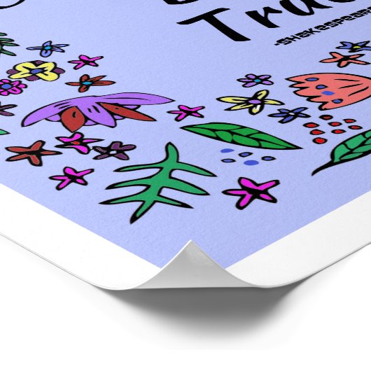 Om zelf waar te zijn poster (Hoek)