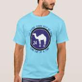 Om zelf waar te zijn - zwart/blauw Logo T-shirt (Voorkant)