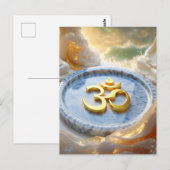 OM - ZEN BOEDDHISME BRIEFKAART (Voorkant / Achterkant)
