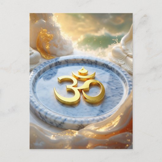 OM - ZEN BOEDDHISME BRIEFKAART (Voorkant)