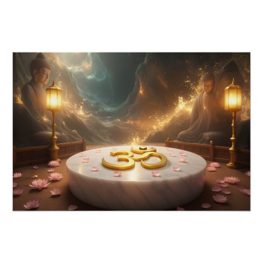 OM - ZEN BOEDDHISME PERFECT POSTER (Voorkant)