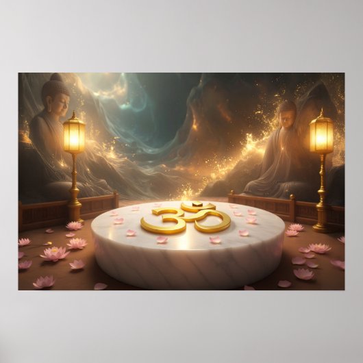 OM - ZEN BOEDDHISME POSTER (Voorkant)