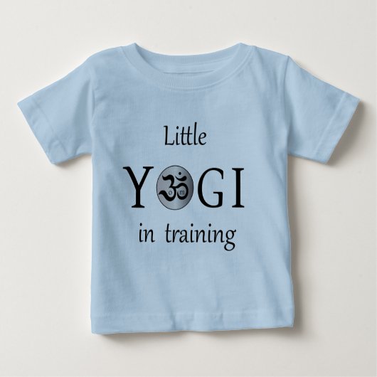 Om zen schattige yogi yoga actief draag baby rompe (Voorkant)
