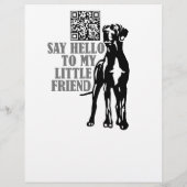 Om Zwarte Witte Puppies Flyer te verkopen (Achterkant)