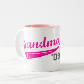 oma 09 tweekleurige koffiemok (Voorkant links)