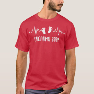 Oma 2023 Zwangerschap voor de eerste keer Granny T-shirt