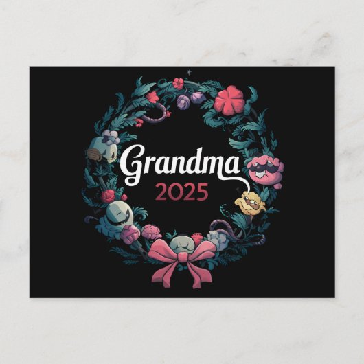 Oma 2025 Als Cadeau Voor Nieuwe Oma Briefkaart (Voorkant)