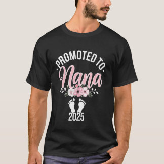 Oma 2025 Bevorderd tot Oma Zwangerschapsaankondigi T-shirt