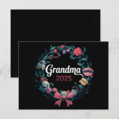 Oma 2025 Geschenk voor nieuwe oma Briefkaart (Voorkant / Achterkant)