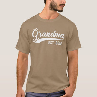 Oma 2026 Grootmoeder Est 2026 Oma Est 2026 T-shirt