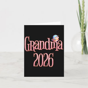 Oma 2026 Schattige Vogel Nieuwe Oma Zwangerschap O Kaart