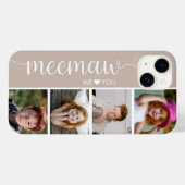 Oma 4 foto Case-Mate iPhone case (Achterkant (horizontaal))