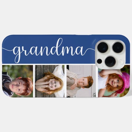 Oma 4 foto Case-Mate iPhone case (Achterkant (horizontaal))