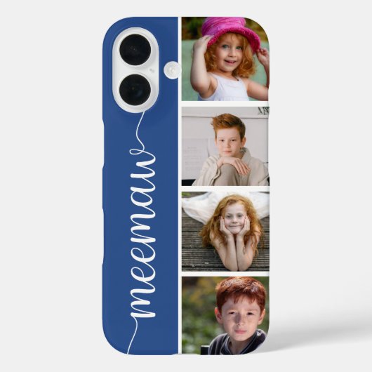 Oma 4 Foto Case-Mate iPhone Case (Achterkant)