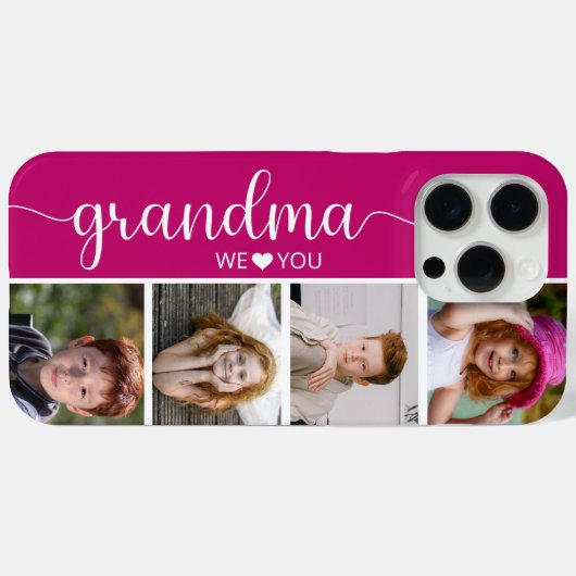 Oma 4 foto Case-Mate iPhone case (Achterkant (horizontaal))