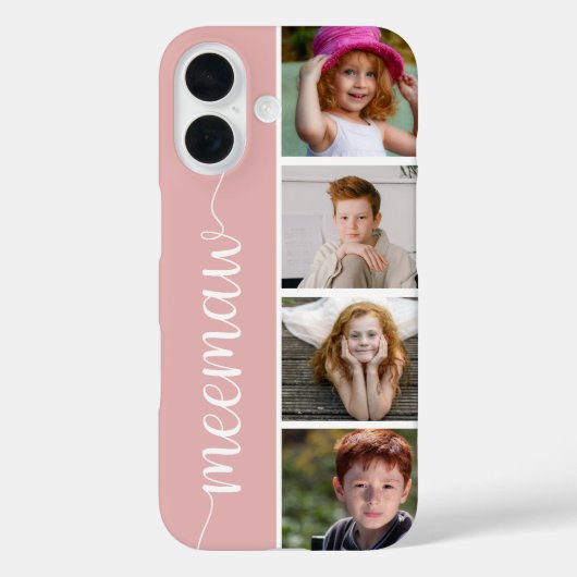 Oma 4 Foto Case-Mate iPhone Case (Achterkant)