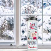 Oma 5 Fotosjabloon Snowy Christmas Thermosbeker