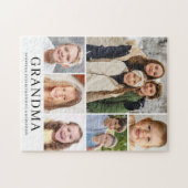 Oma 6 Foto Cadeau Legpuzzel (Horizontaal)