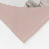 Oma 6-Photo Collage Elegant Script Dusty Pink Fleece Deken (Hoek)