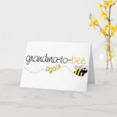 Oma aan de T-shirt van de Bij opnieuw Kaart (Gele Bloem)