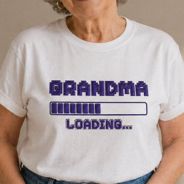 Oma aan het laden T-shirt voor zwangerschapsaankon
