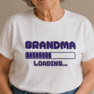 Oma aan het laden T-shirt voor zwangerschapsaankon