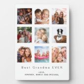 Oma aangepaste familie foto collage wit fotoplaat (voorkant)